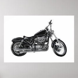 Motorcykel V Poster