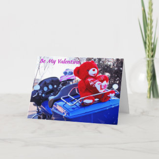Motorcykel Valentine Helgkort