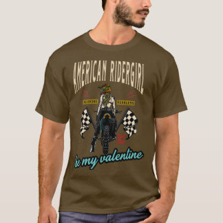 Motorcykel valentines day t shirt