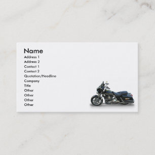 motorcykel visitkort