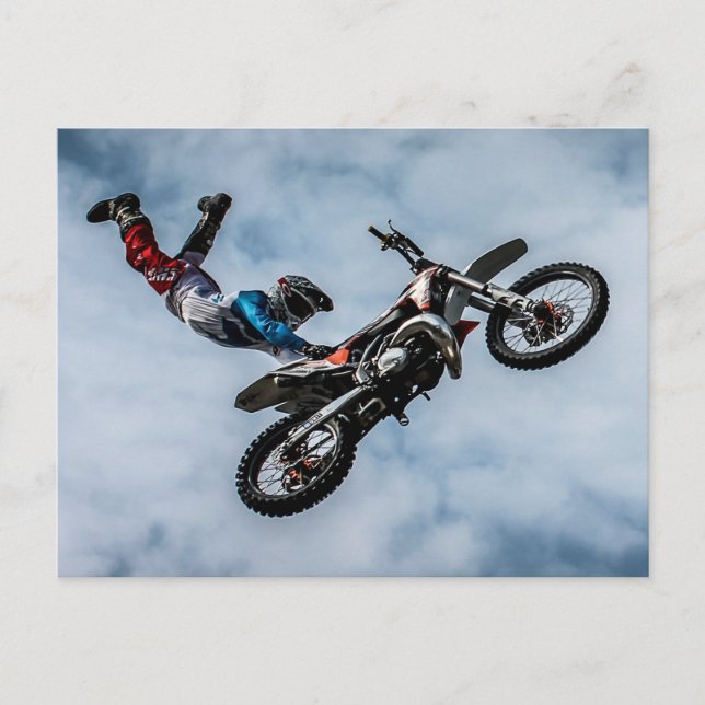 Motorcykel vykort (Framsida)