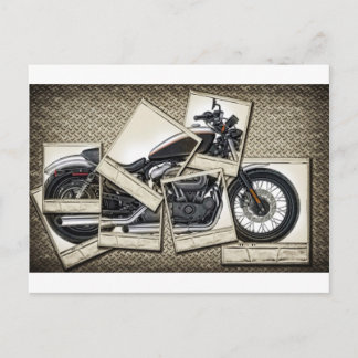 Motorcykel Vykort