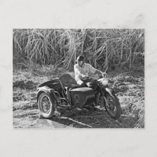 Motorcykel Vykort
