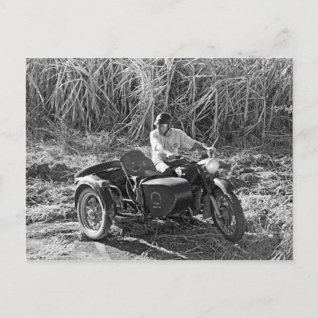 Motorcykel Vykort (Framsida)