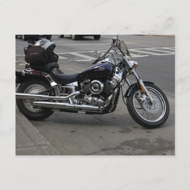 Motorcykel Vykort (Framsida)