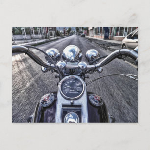Motorcykel Vykort