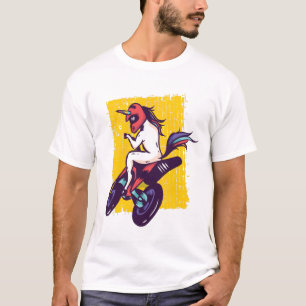 Motorcykel Zebra T-Shirt