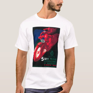 Motorcykelaffisch för 5 Gran Premio Internat'l T Shirt