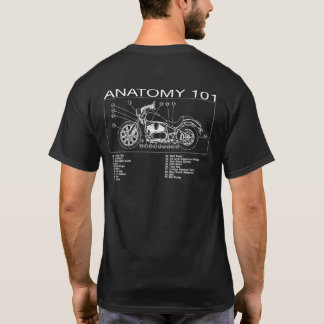 Motorcykelanatomi 101 t shirt