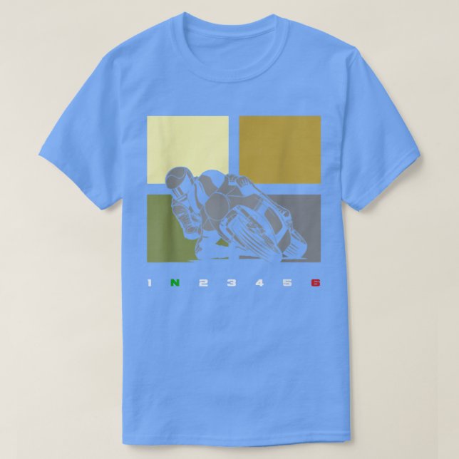 Motorcykelapparat - Biker Motorcykel 1111 T Shirt (Design framsida)