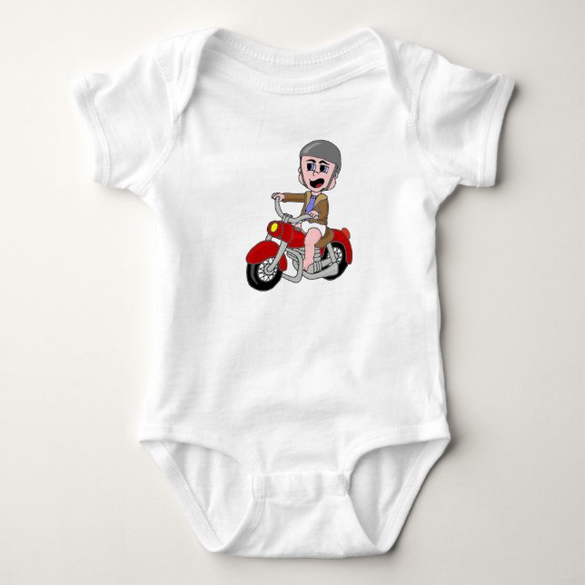 Motorcykelbaby Tee (Framsida)