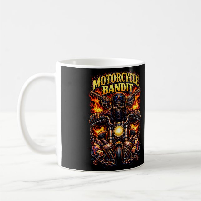 Motorcykelbandit Kaffemugg (Vänster)