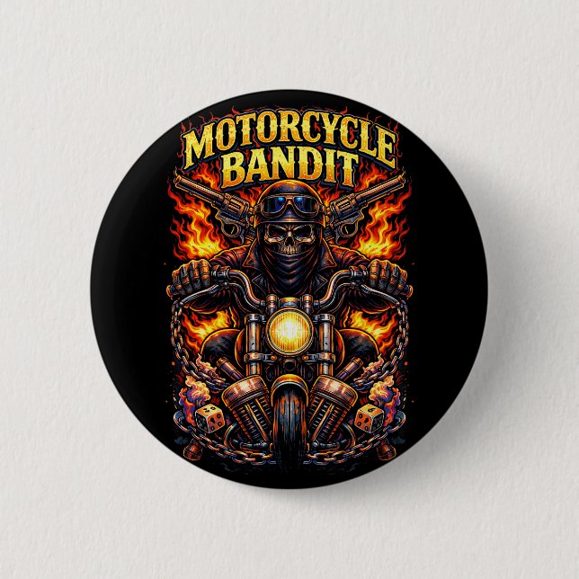 Motorcykelbandit Knapp (Framsida)