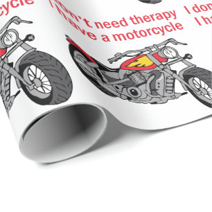Motorcykelbehandling Presentpapper
