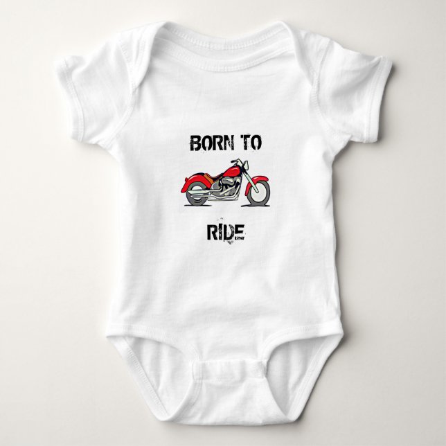 Motorcykeldesign Tee Shirt (Framsida)