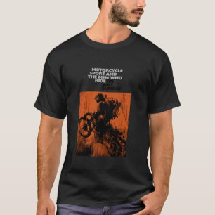 Motorcykelfilm i någon Vintage från Söndag 1971 Po T Shirt