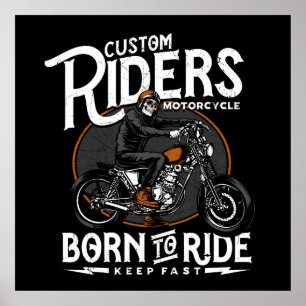 Motorcykelförare Poster