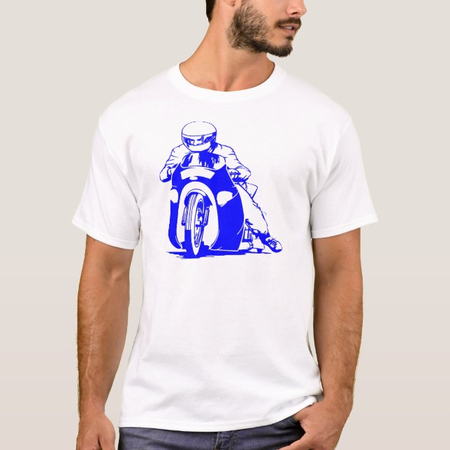 Motorcykelfriktionstävla T-shirt (Framsida)
