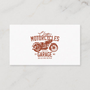 motorcykelgarage visitkort