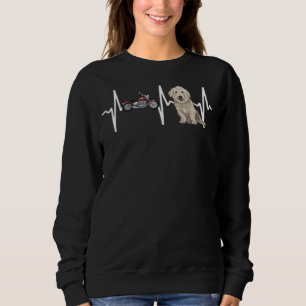 Motorcykelglas av Hund med fast terrier-hjärtslag T Shirt