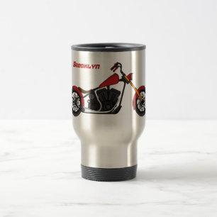 Motorcykelillustration i Chopper stil Resemugg