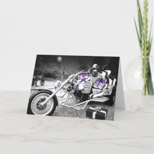 motorcykeljulkort helgkort
