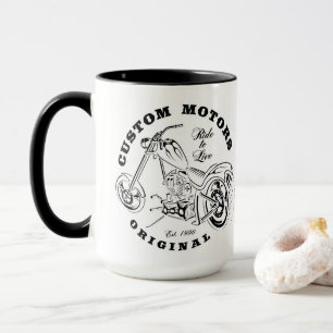Motorcykelkaffe Kopp