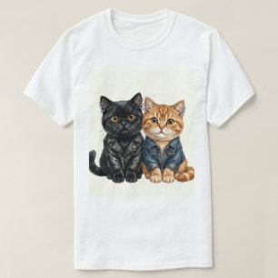 Motorcykelkatter T Shirt