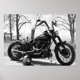 Motorcykelklassiker som bedövar affischen poster