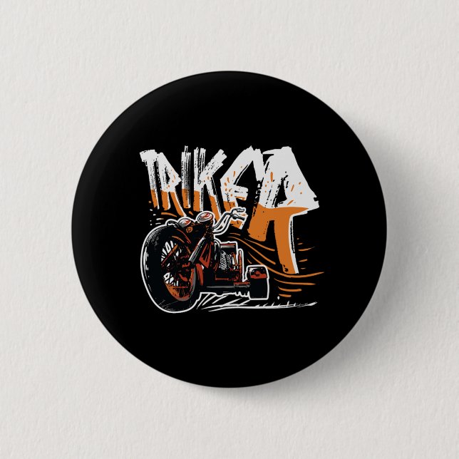 Motorcykellast Motortrike Three Wheeler Biker Knapp (Framsida)
