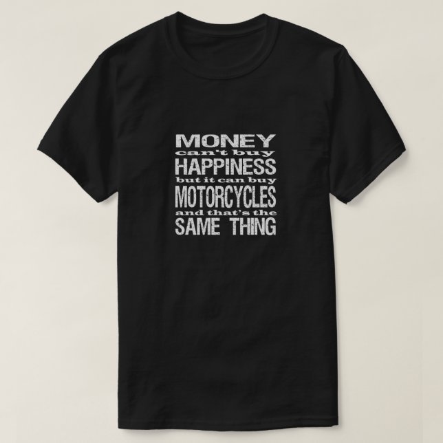 Motorcykellycka Tee Shirt (Design framsida)