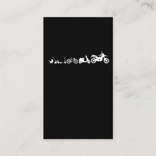 Motorcykelmål för motorcyklar visitkort (Framsida)
