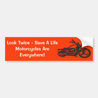 Motorcykelmedvetenhet Bildekal