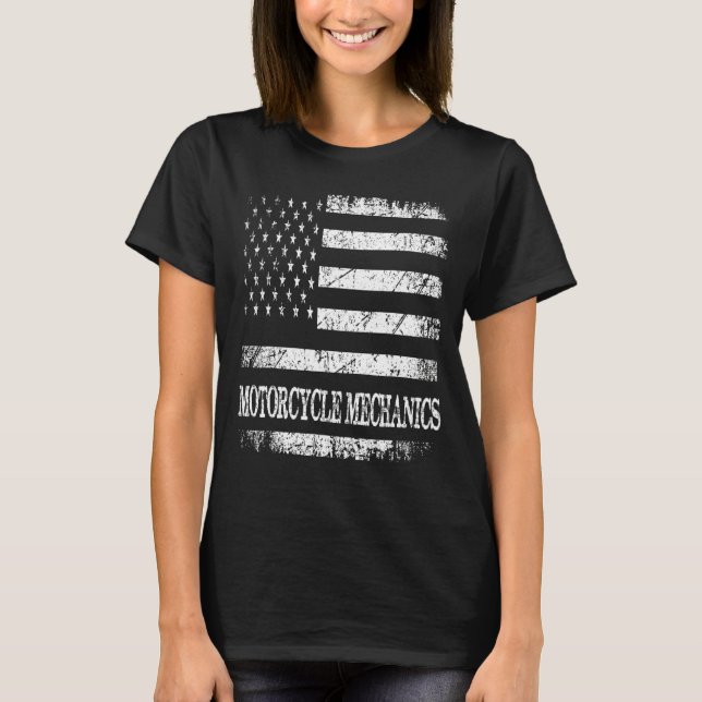 Motorcykelmekanik T Shirt (Framsida)