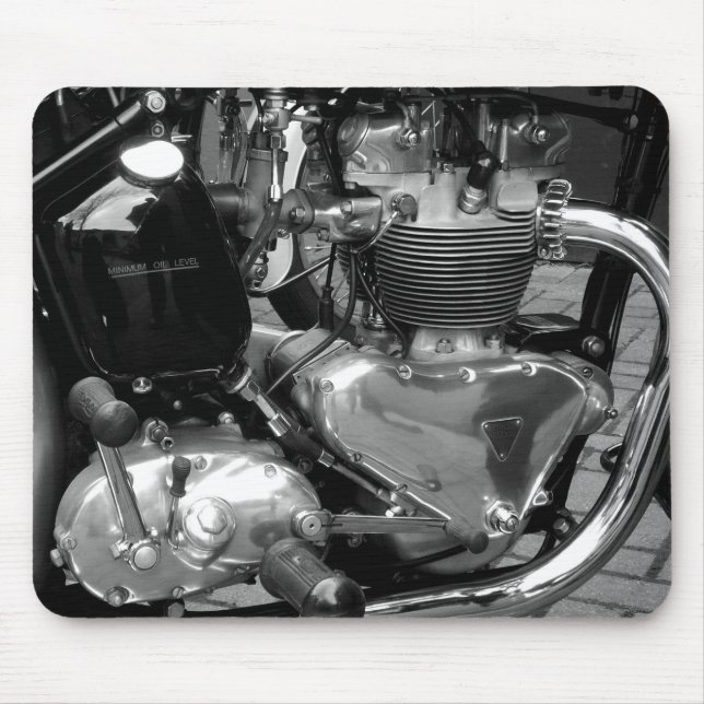 Motorcykelmotor Musmatta (Framsidan)