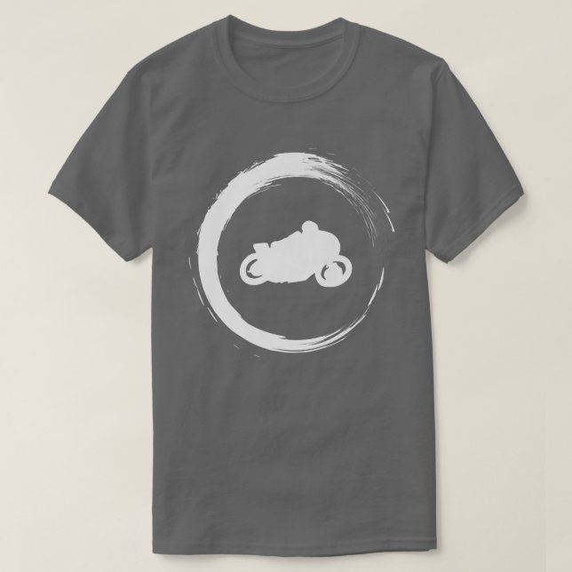 Motorcykelmotorcykelns biker cyklar gratis t shirt (Design framsida)