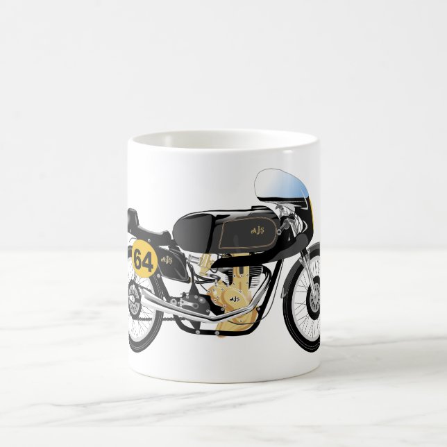 Motorcykelmugg för klassiker AJS 7R Kaffemugg (Center)