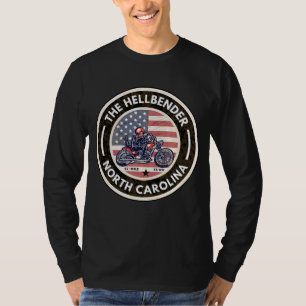 Motorcykeln Hellbender Route 28 North Carolina T Shirt