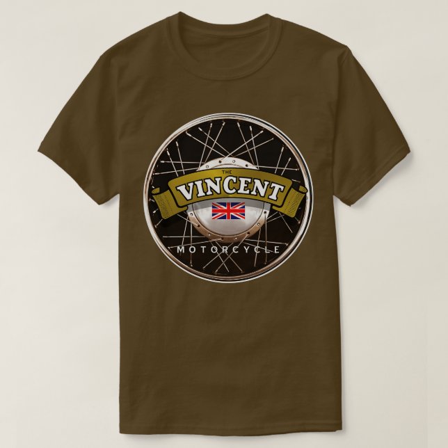 Motorcykeln Vincent T Shirt (Design framsida)