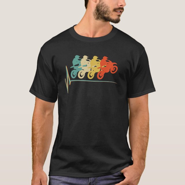 Motorcykelns Biker för motorcykelmotorcykelns varm T Shirt (Framsida)