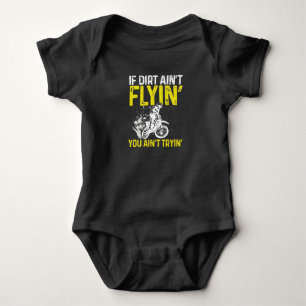 Motorcykelns Biker Rider Om Dirt Aint Flyin dig T Shirt