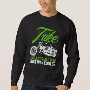 Motorcykelns Biker som en vanlig bike just way Lång Ärmad Tröja