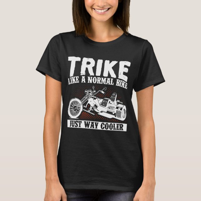 Motorcykelns Biker som en vanlig bike just way T Shirt (Framsida)
