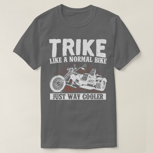 Motorcykelns Biker som en vanlig bike just way T Shirt (Design framsida)