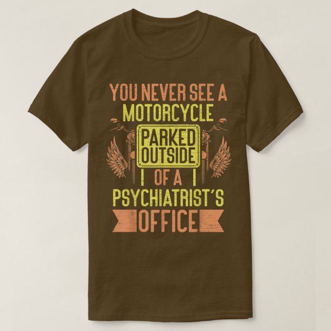 Motorcykelns Biker T Shirt (Design framsida)