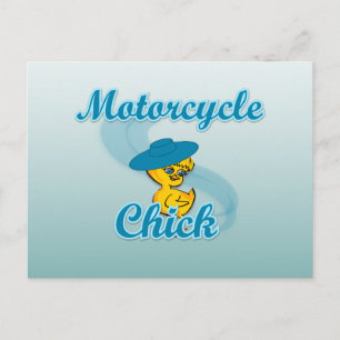 Motorcykelns Chick nr 3 Vykort