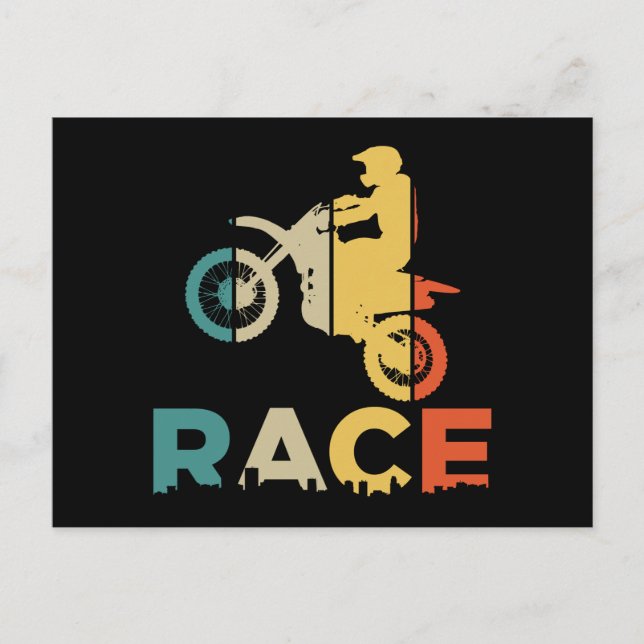 Motorcykelns Grand Prix Vykort (Framsida)