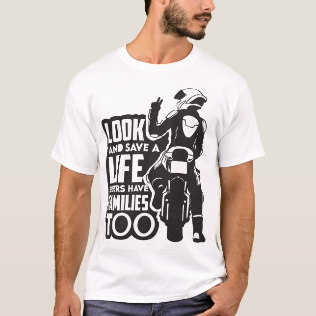 Motorcykelns körhastighet och frihetsdesign t shirt (Framsida)