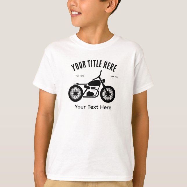 Motorcykelns Körhastighet och Frihetsdesign T Shirt (Framsida)
