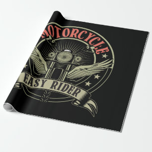 Motorcykelns lätta motorcykelkonstruktion presentpapper